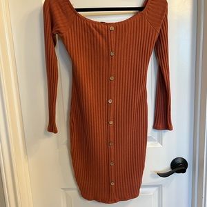 Off the shoulder dress